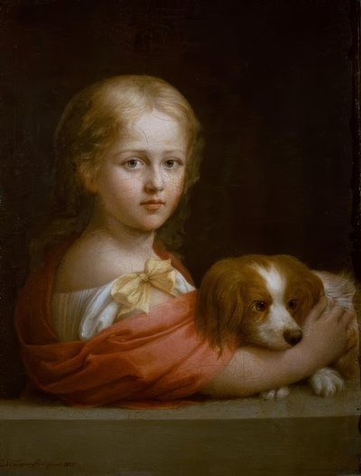 Une fille avec un chien - Emilie Lachaud de Loqueyssie