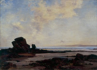 Baie de Douarnenez à marée basse - Emmanuel Lansyer