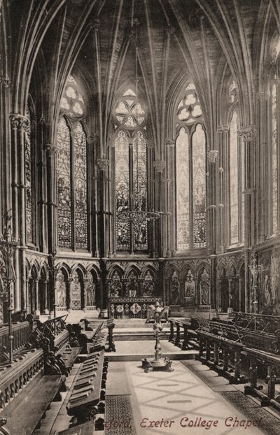 Oxford, Chapelle du Exeter College - English Photographer