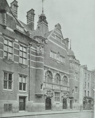 Bains publics de Shoreditch: extérieur, 1898 - English Photographer