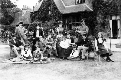 La famille Husey, vers 1890 - English Photographer