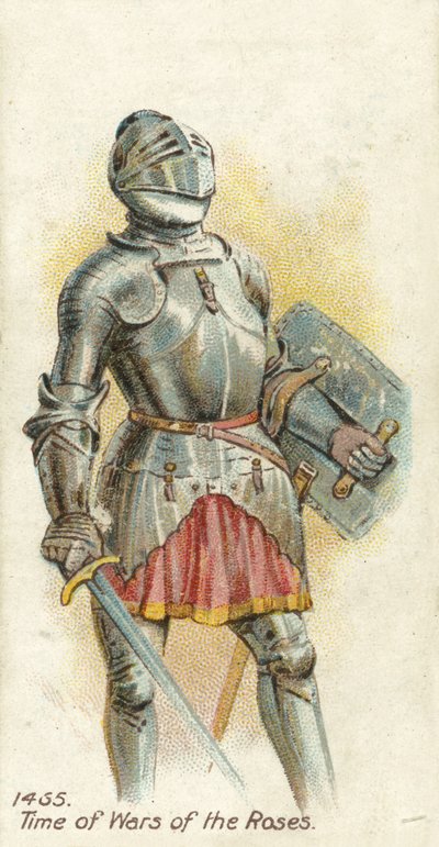 1455, époque des guerres des Roses - English School