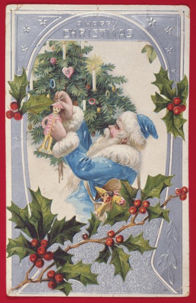 "Un Joyeux Noël", carte victorienne - English School