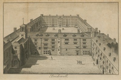 Vue aérienne du palais de Bridewell - English School