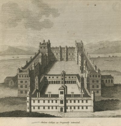 Vue aérienne du Collège de Chelsea - English School