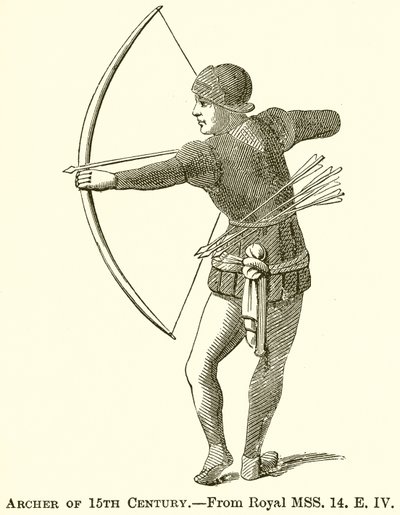 Archer du XVe siècle - English School