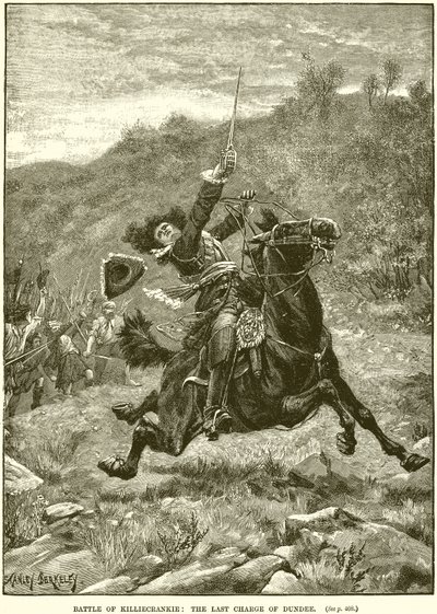 Bataille de Killiecrankie : La charge de Dundee - English School