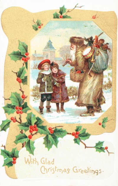 Carte de Noël britannique - English School