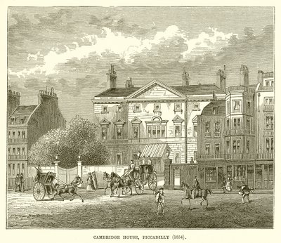 Cambridge House, Piccadilly (1854) - English School