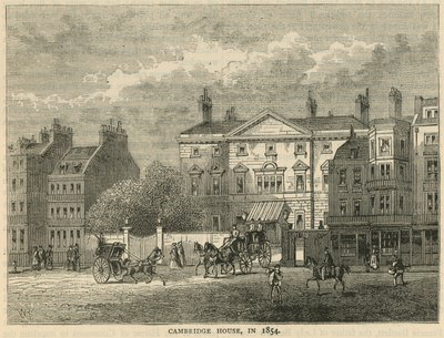 Cambridge House en 1854 - English School