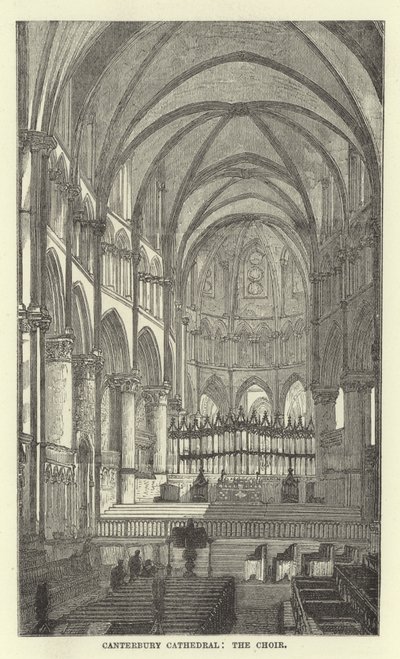 Cathédrale de Canterbury, le chœur - English School