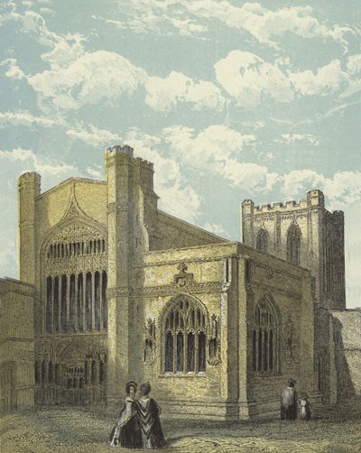 Cathédrale de Chester, vue sud-ouest - English School