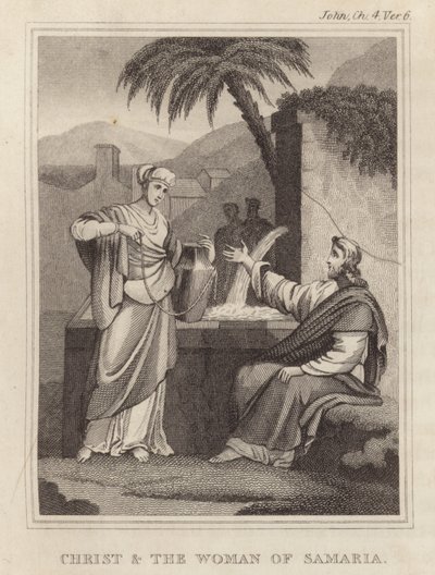 Le Christ et la femme de Samarie - English School