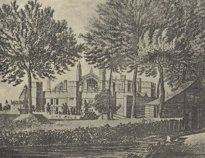 Vue Est du Collège, 1746 - English School