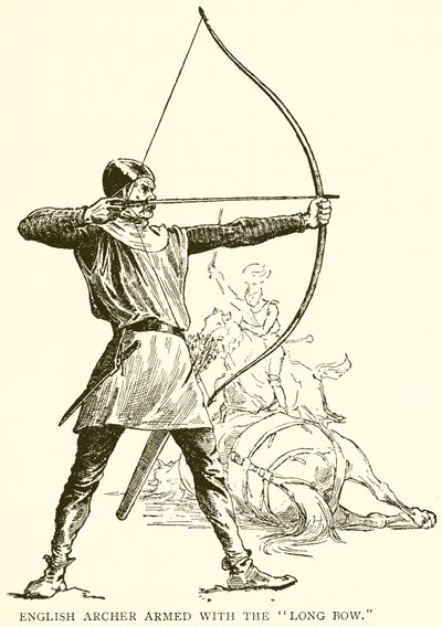 Archer anglais armé de l