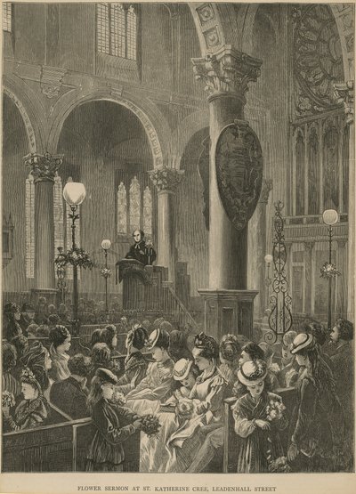 Sermon des fleurs à Sainte-Catherine Cree - English School