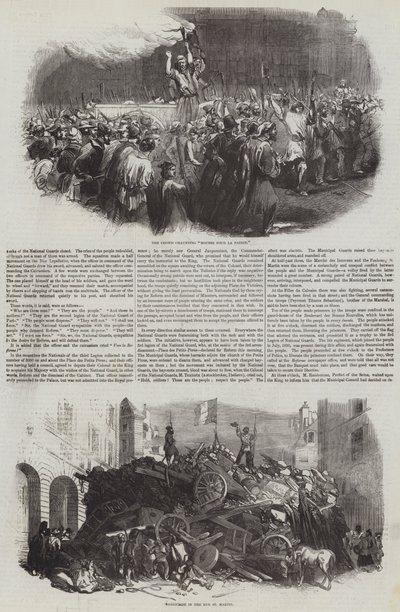 Révolution française de 1848 (gravure) - English School