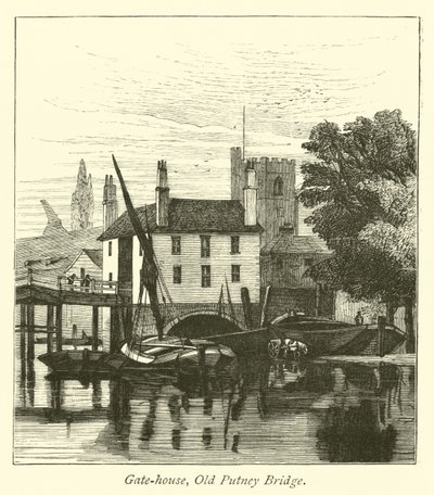 Porte-maison, ancien pont de Putney - English School