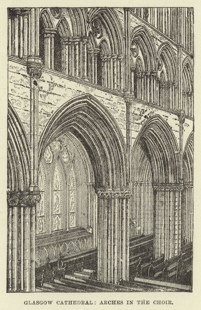 Cathédrale de Glasgow, Arches dans le chœur - English School