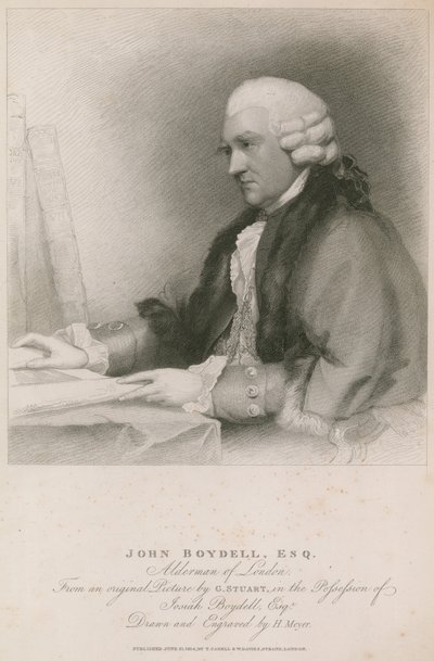 John Boydell, échevin de Londres - English School