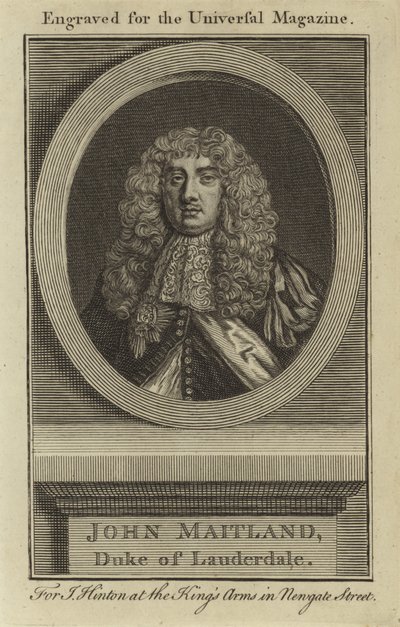 John Maitland, duc de Lauderdale - English School