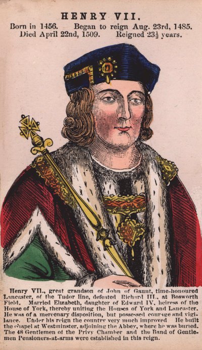 Roi Henri VII - English School