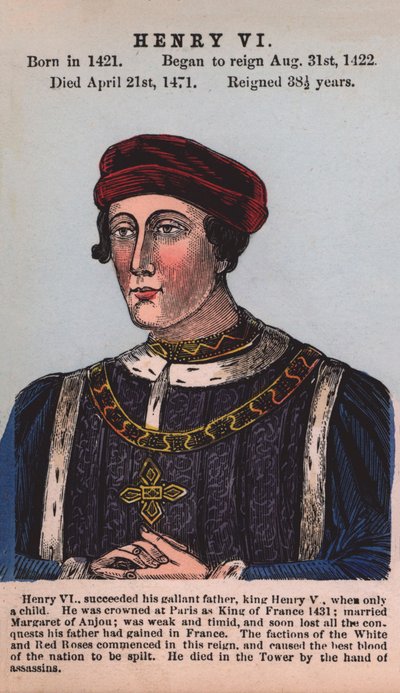 Roi Henri VI - English School