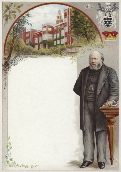 Carte Liebig représentant Lord Salisbury - English School