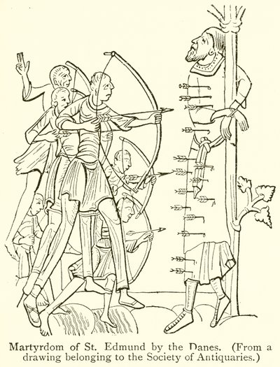 Martyr de Saint Edmond par les Danois - English School