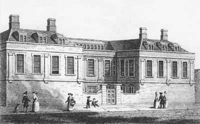 Maison de Newcastle, vers 1790 (gravure) - English School