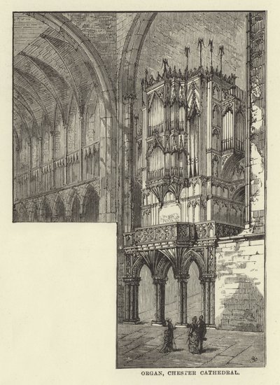 Orgue, cathédrale de Chester - English School