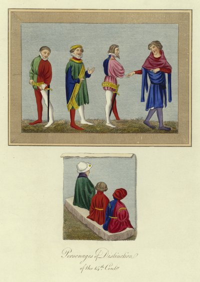 Personnages de distinction du XIVe siècle - English School