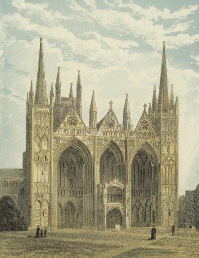 Cathédrale de Peterborough, façade ouest - English School