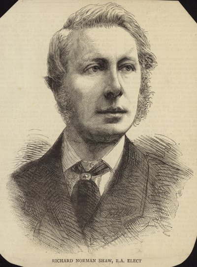 Portrait de Richard Norman Shaw - English School