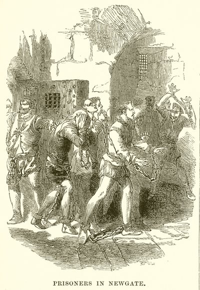 Prisonniers à Newgate - English School