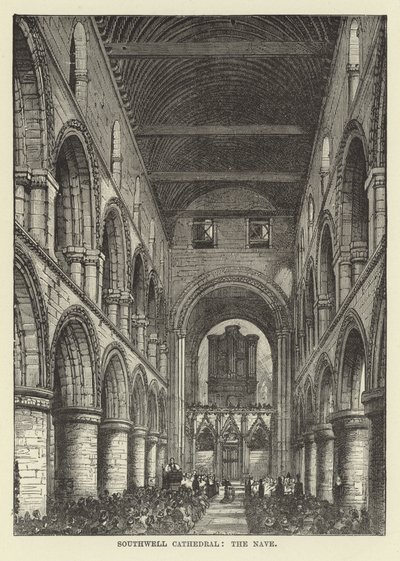 Cathédrale de Southwell, la nef - English School