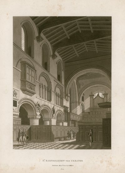 St Bartholomew le Grand, Smithfield - English School