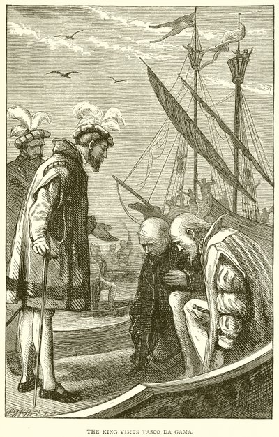 Le roi rend visite à Vasco de Gama - English School