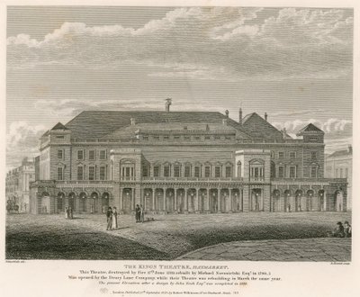 Le Théâtre du Roi, Haymarket, Londres - English School