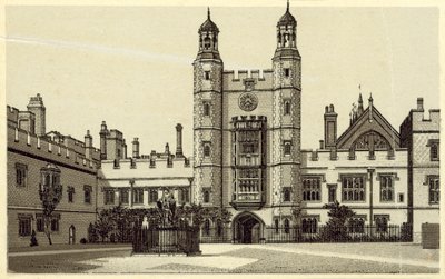 Le quadrilatère, Eton College (lithographie) - English School