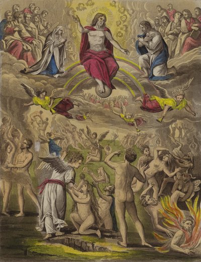 La Résurrection (lithographie en couleur) - English School