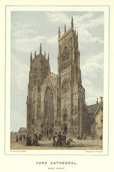 Cathédrale de York, façade ouest - English School