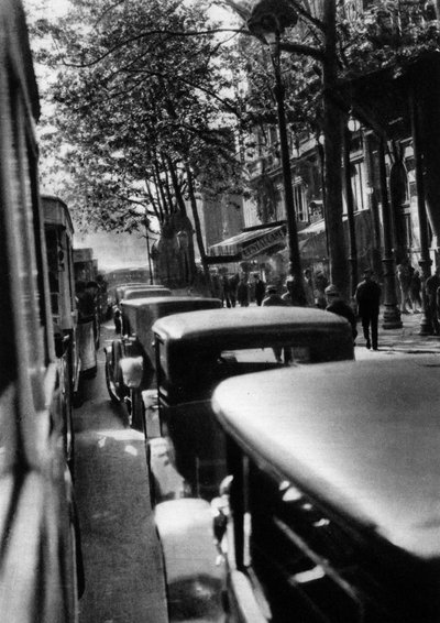 Trafic sur les Grands Boulevards, Paris, 1931 - Ernest Flammarion