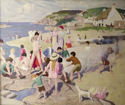 Scène de plage, vers 1925 - Ernest Procter