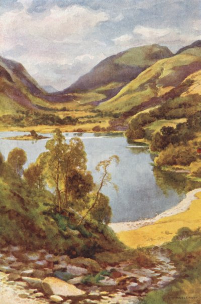 Grasmere depuis Loughrigg - Ernest William Haslehust