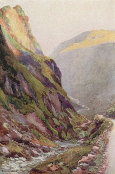 Honister Pass - Aube - Ernest William Haslehust