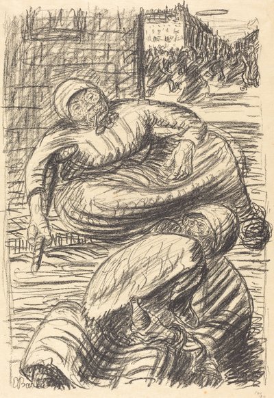 Rue à Varsovie - Ernst Barlach