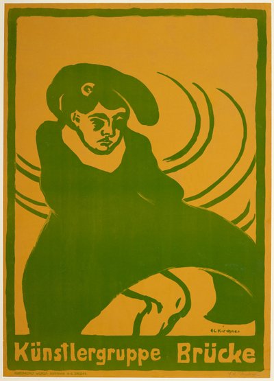 Affiche pour Die Brücke - Ernst Ludwig Kirchner