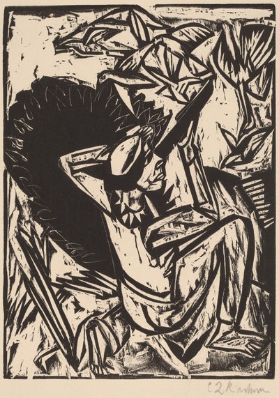 Le chasseur de mouettes - Ernst Ludwig Kirchner