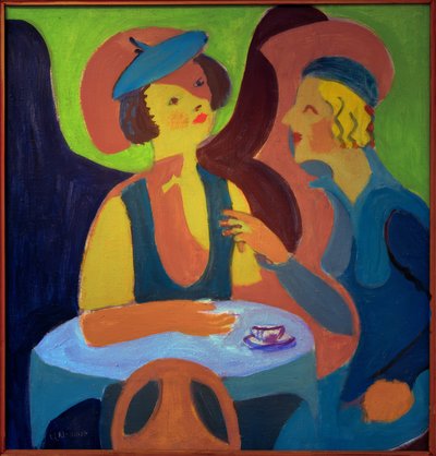 Deux dames au café - Ernst Ludwig Kirchner